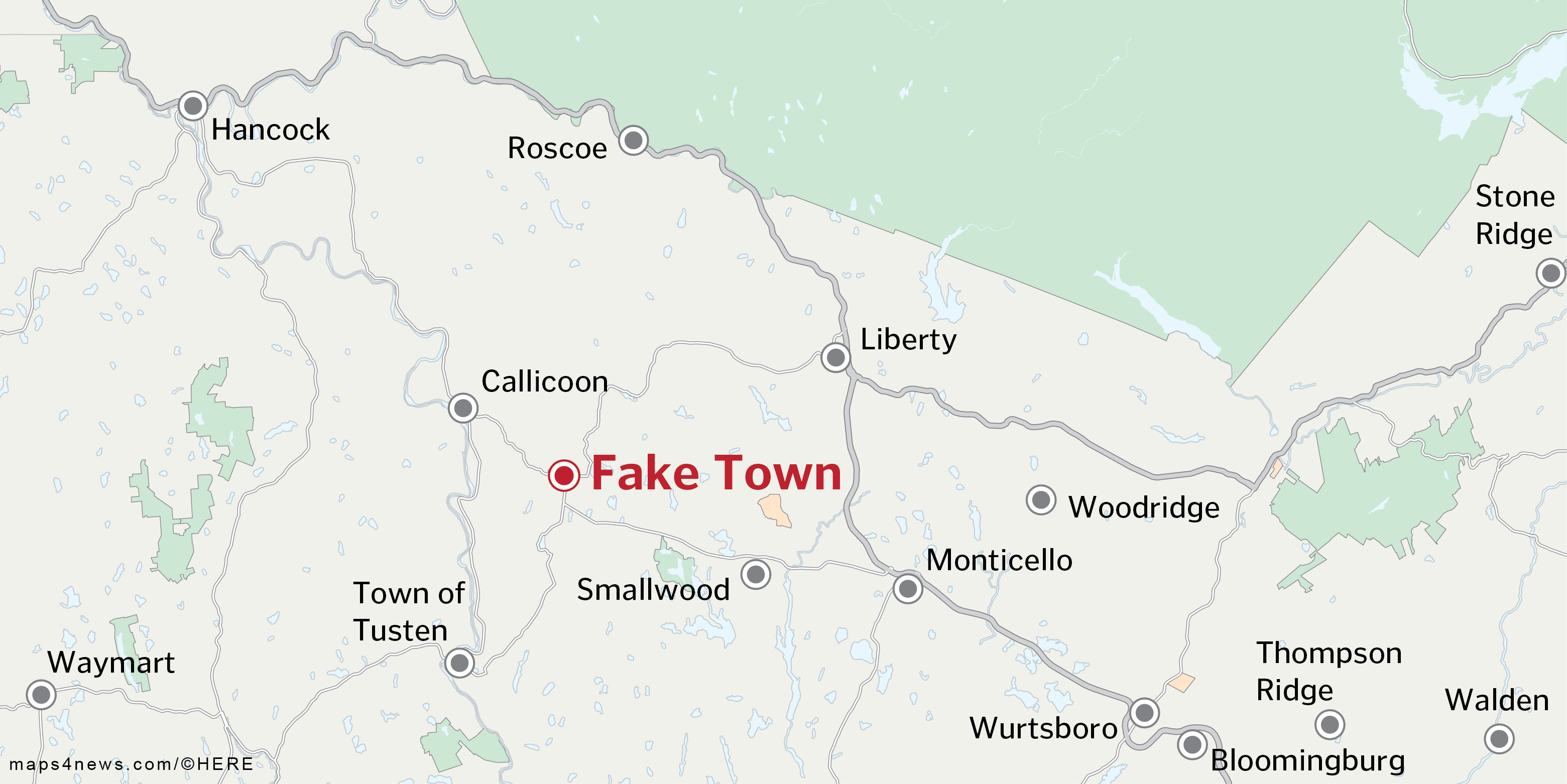 Fake maps